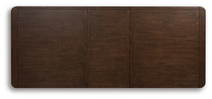 Juego de comedor extensible Ralene marrón medio