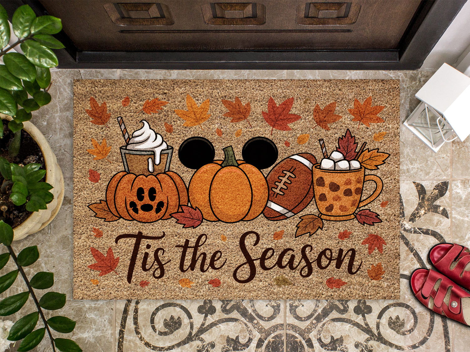 Tis the Season Fall Doormat