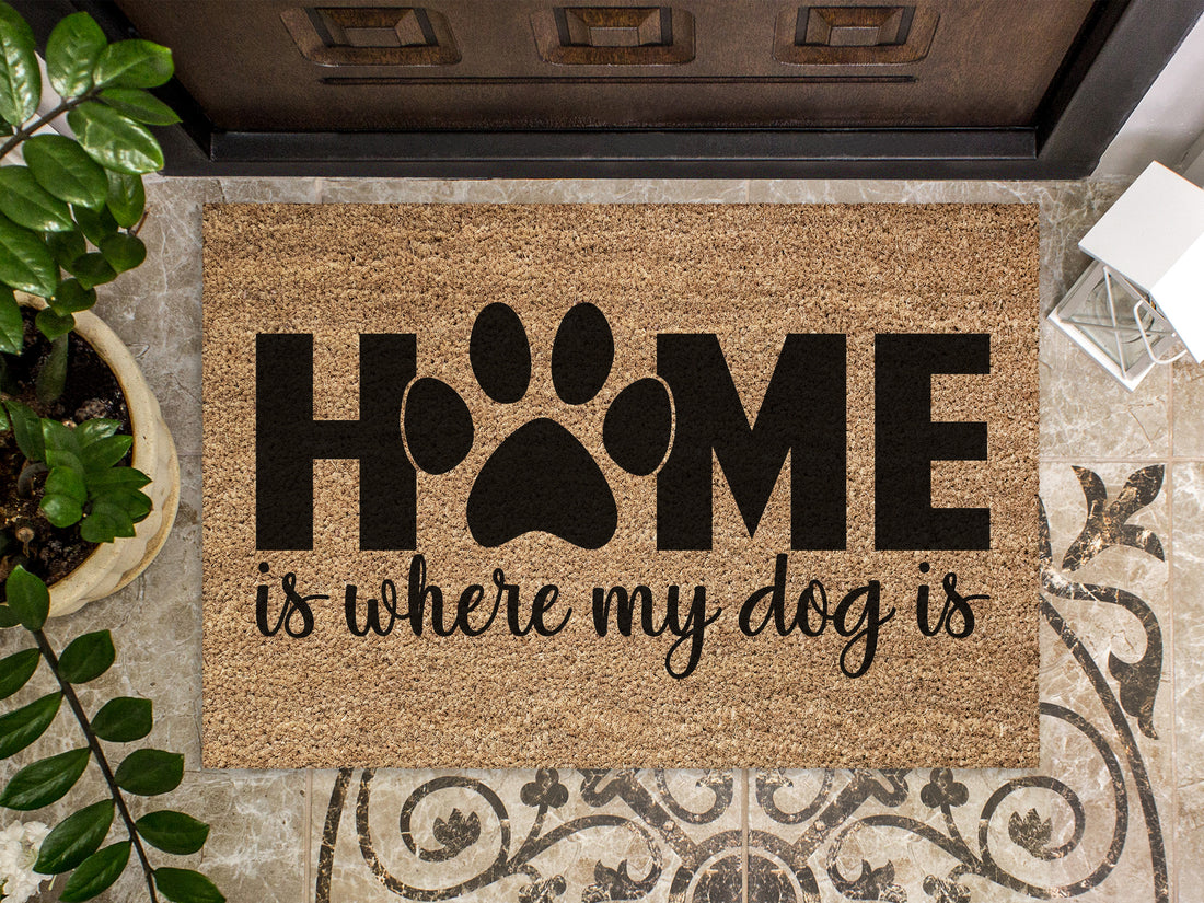 Dog Owner Family Doormat