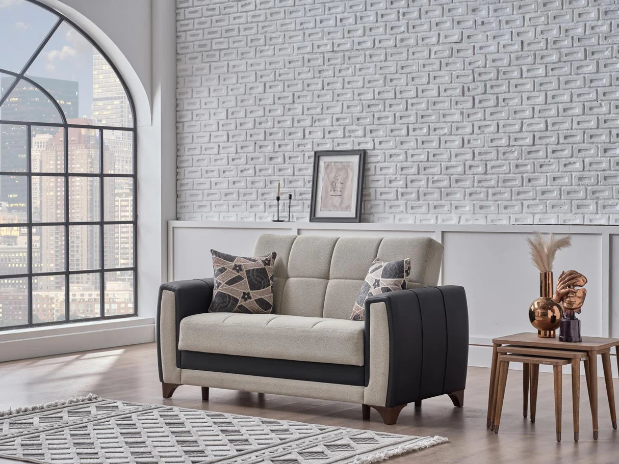 Dublin Boss Cream Living Room Set