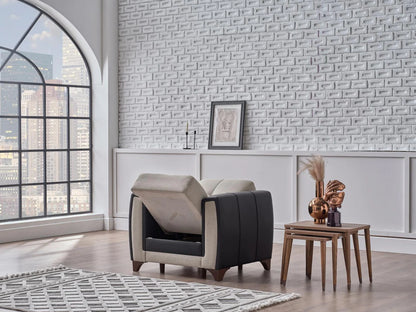 Dublin Boss Cream Living Room Set