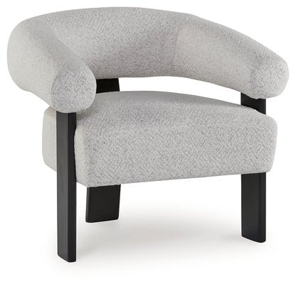 Dultish Snow Barrel Accent Chair