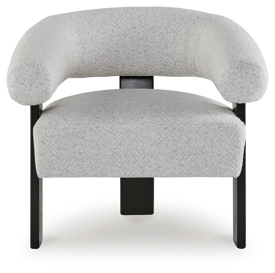 Dultish Snow Barrel Accent Chair