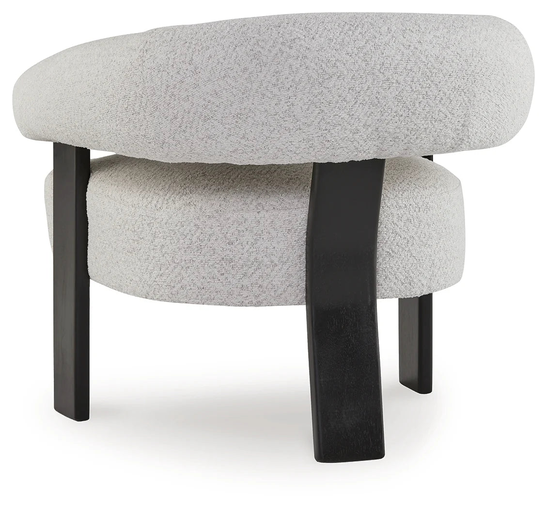 Dultish Snow Barrel Accent Chair