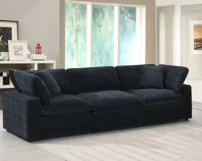 CLOUD 9 ZAFTAG EBONY SECTIONAL