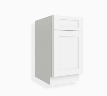 White Shaker Base Cabinet with Single Door