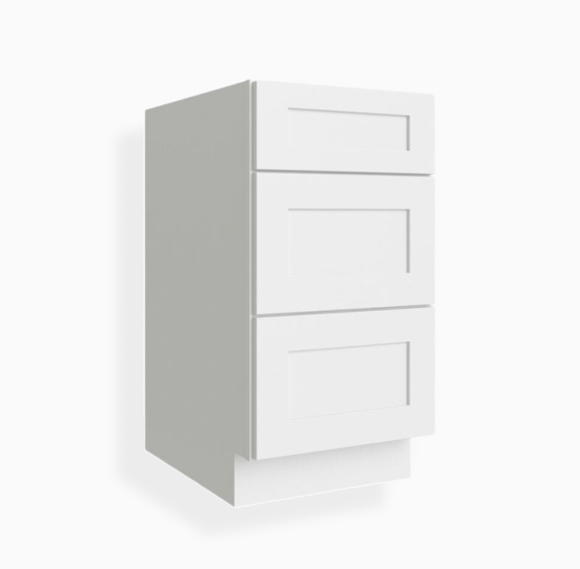 White Shaker Drawer Base