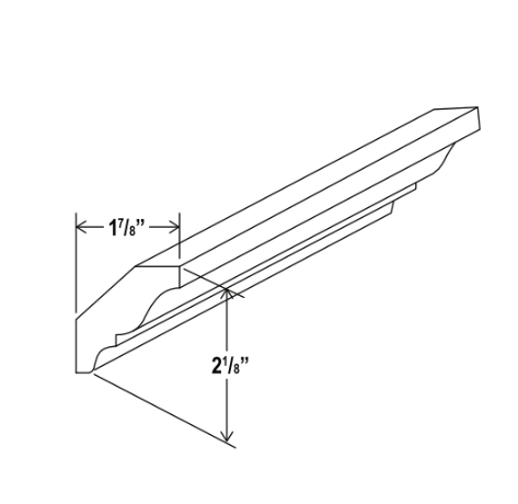 Gray Shaker Decorative Moulding