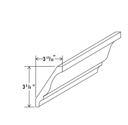 White Shaker Decorative Moulding