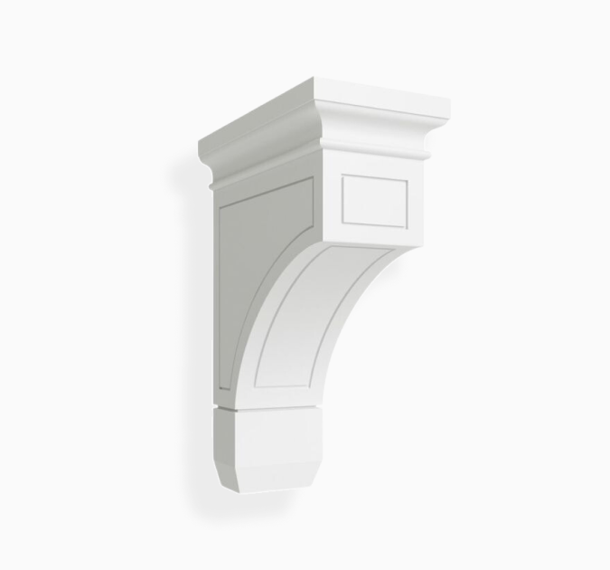 White Shaker Corbel