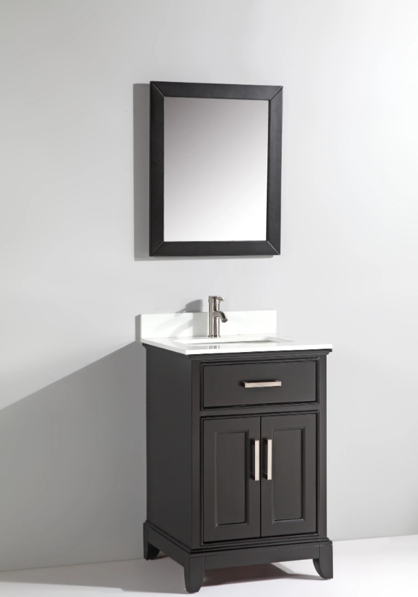Genoa 24&quot; Single Sink Bathroom Vanity Set