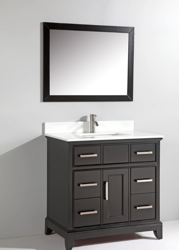 Genoa 36&quot; Single Sink Bathroom Vanity Set