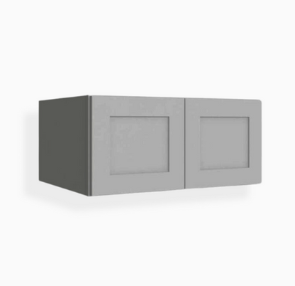 Gray Shaker 33″ W Refrigerator Wall Cabinet