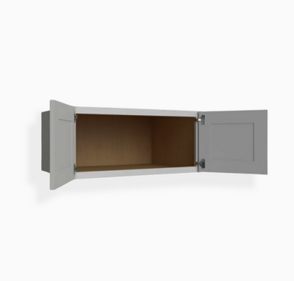 Gray Shaker 36″ W Refrigerator Wall Cabinet