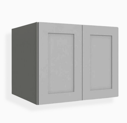 Gray Shaker 24″ H Refrigerator Wall Cabinet