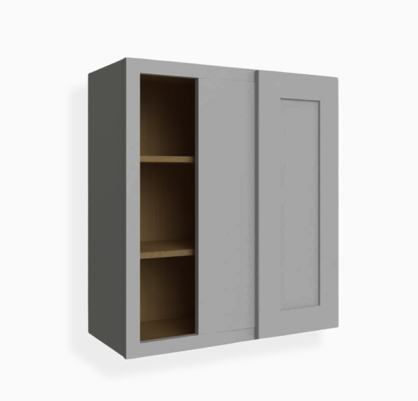 Gabinete ciego de pared gris Shaker de 30″ de alto