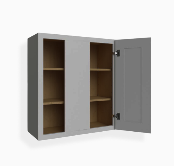 Gray Shaker 30″ H Wall Blind Cabinet