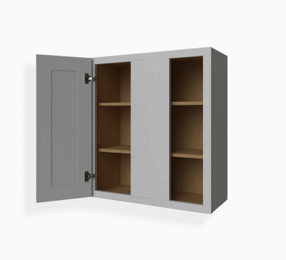 Gray Shaker 36″ H Wall Blind Cabinet