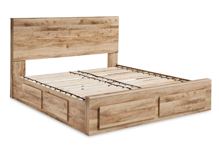Hyanna Queen Panel Storage Bed with 6 Storage Drawers