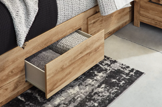 Hyanna Panel Bed with 6 Storage Drawers