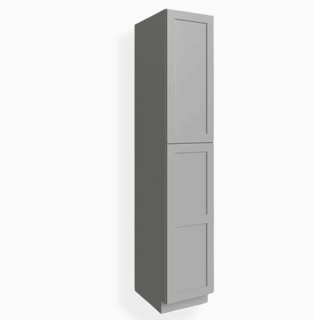 Gray Shaker 18″ W Utility Pantry Cabinet