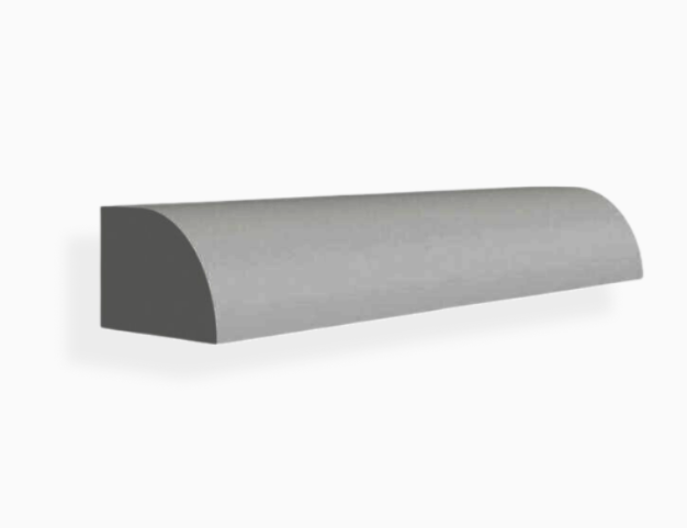 Moldura para zapatos tipo shaker gris