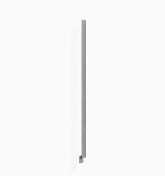 Gray Shaker Tall Fluted Filler