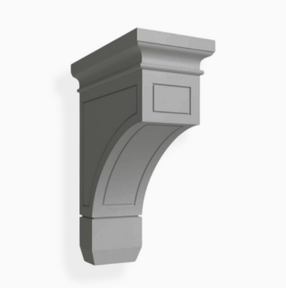 Gray Shaker Corbel