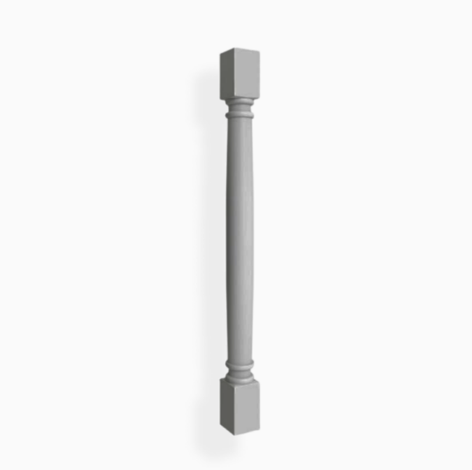 Gray Shaker Classic Decorative Leg