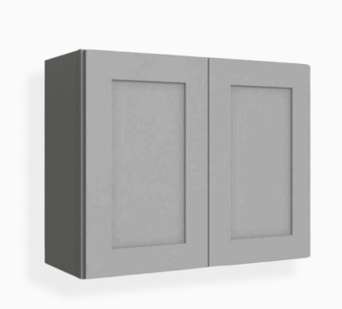 Gray Shaker 24″ H Double Door Wall Cabinet