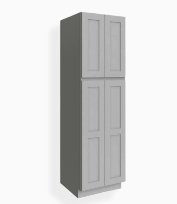 Gray Shaker 24″ W Utility Pantry Cabinet