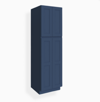 Navy Blue Shaker 24″ W Utility Pantry Cabinet
