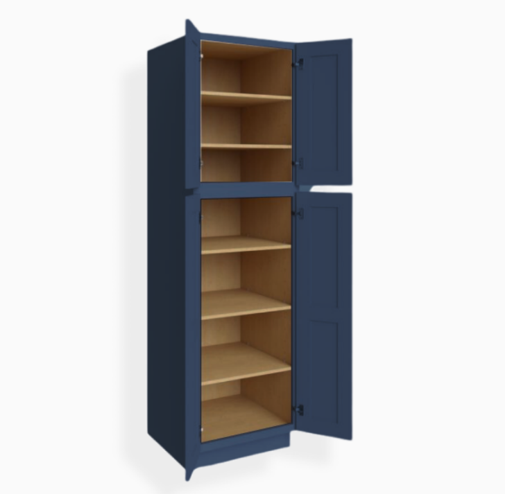 Navy Blue Shaker 24″ W Utility Pantry Cabinet
