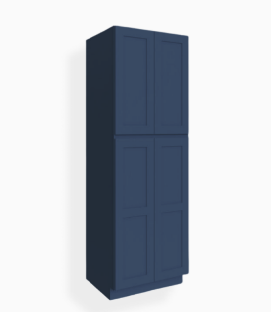 Navy Blue Shaker 30″ W Utility Pantry Cabinet