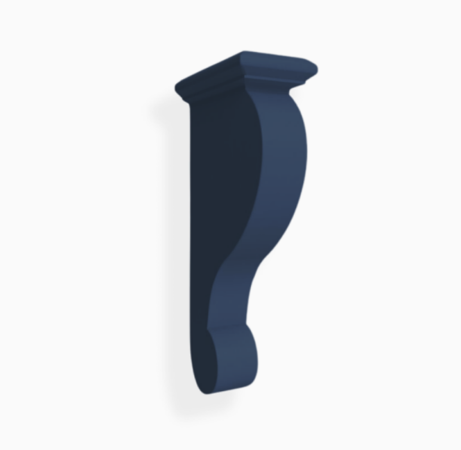 Navy Blue Shaker Corbel