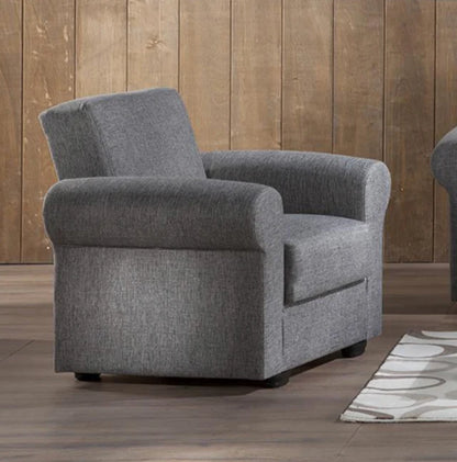 Elita Diego Light Gray Living Room Set