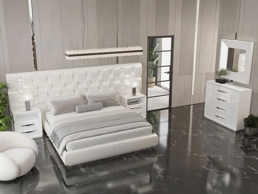 Emporio White Bedroom Set