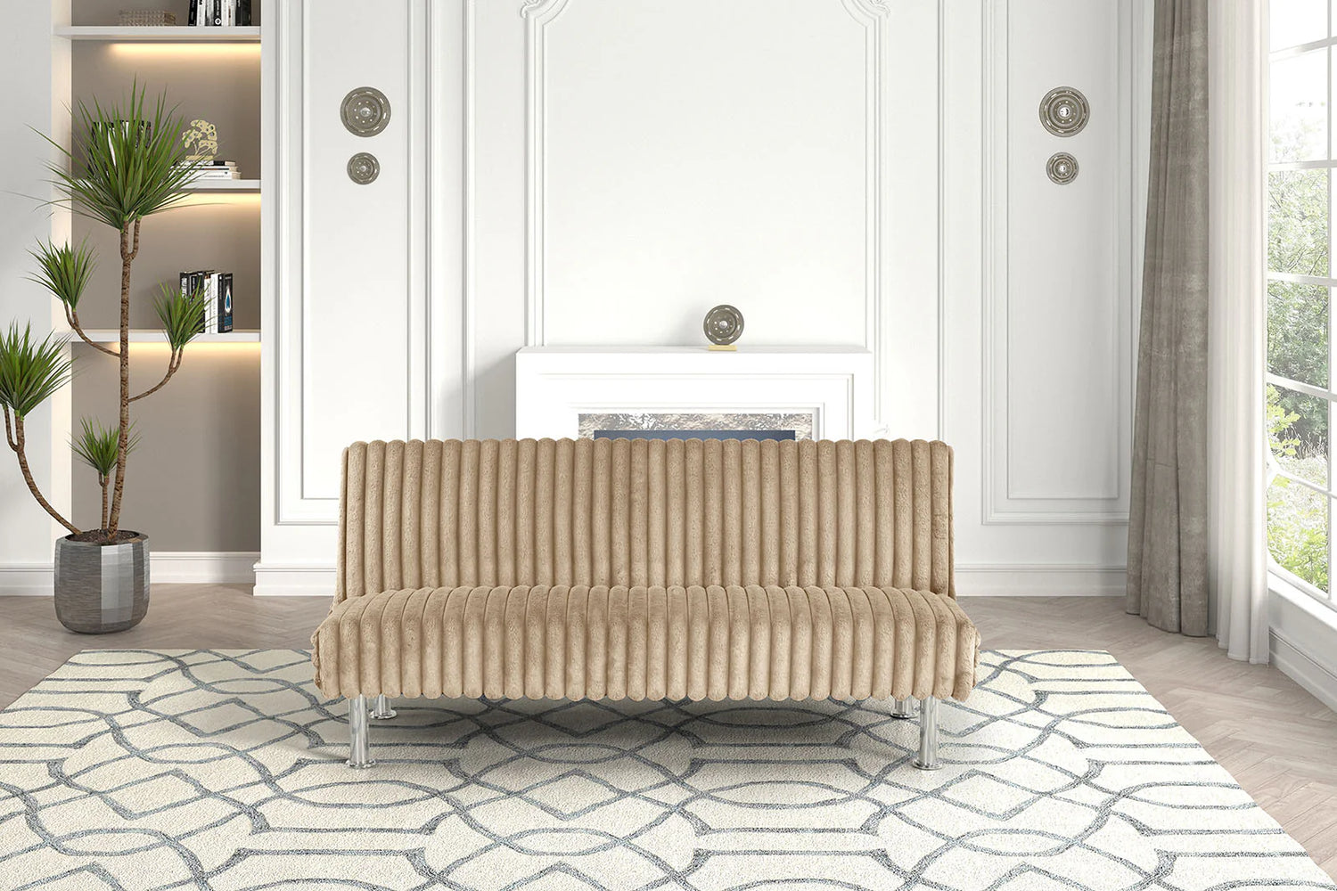Hinwil Contemporary Futon Sofa