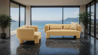 Phedra 2-Piece Contemporary Living Room Set