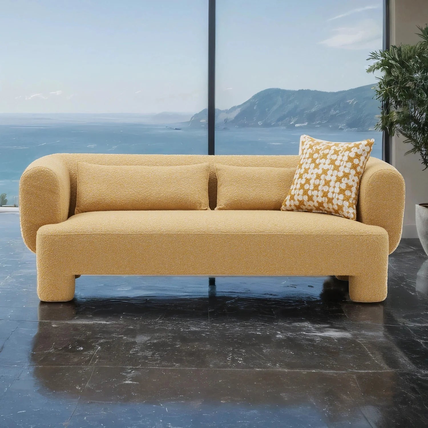 Phedra 2-Piece Contemporary Living Room Set