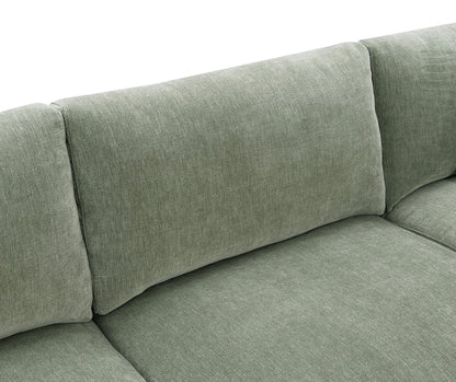Watton Olive Green RAF Chaise Sectional