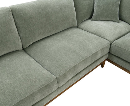 Watton Olive Green RAF Chaise Sectional