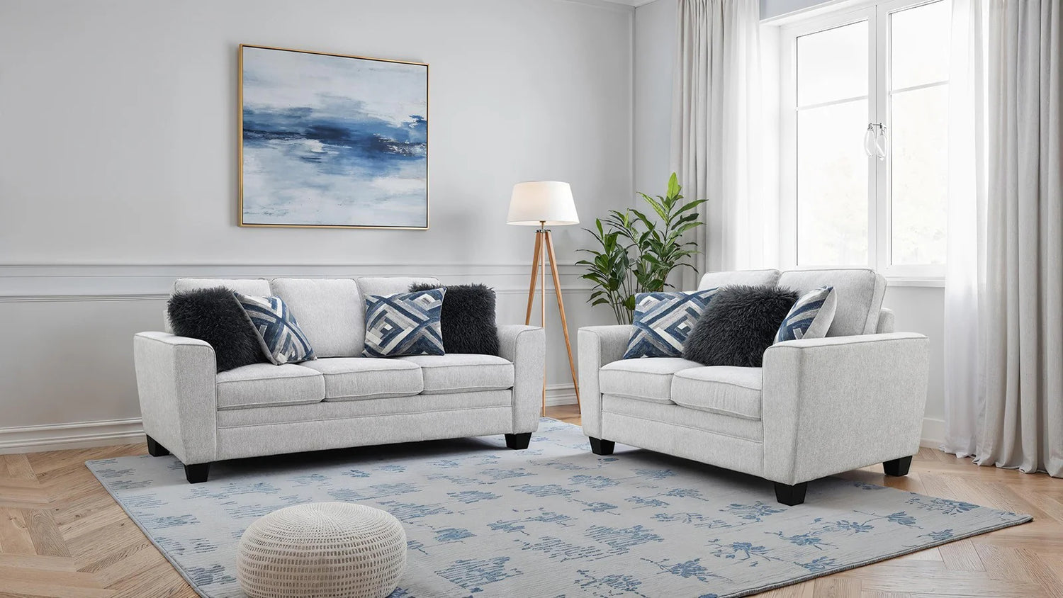 Enea Transitional Living Room Set
