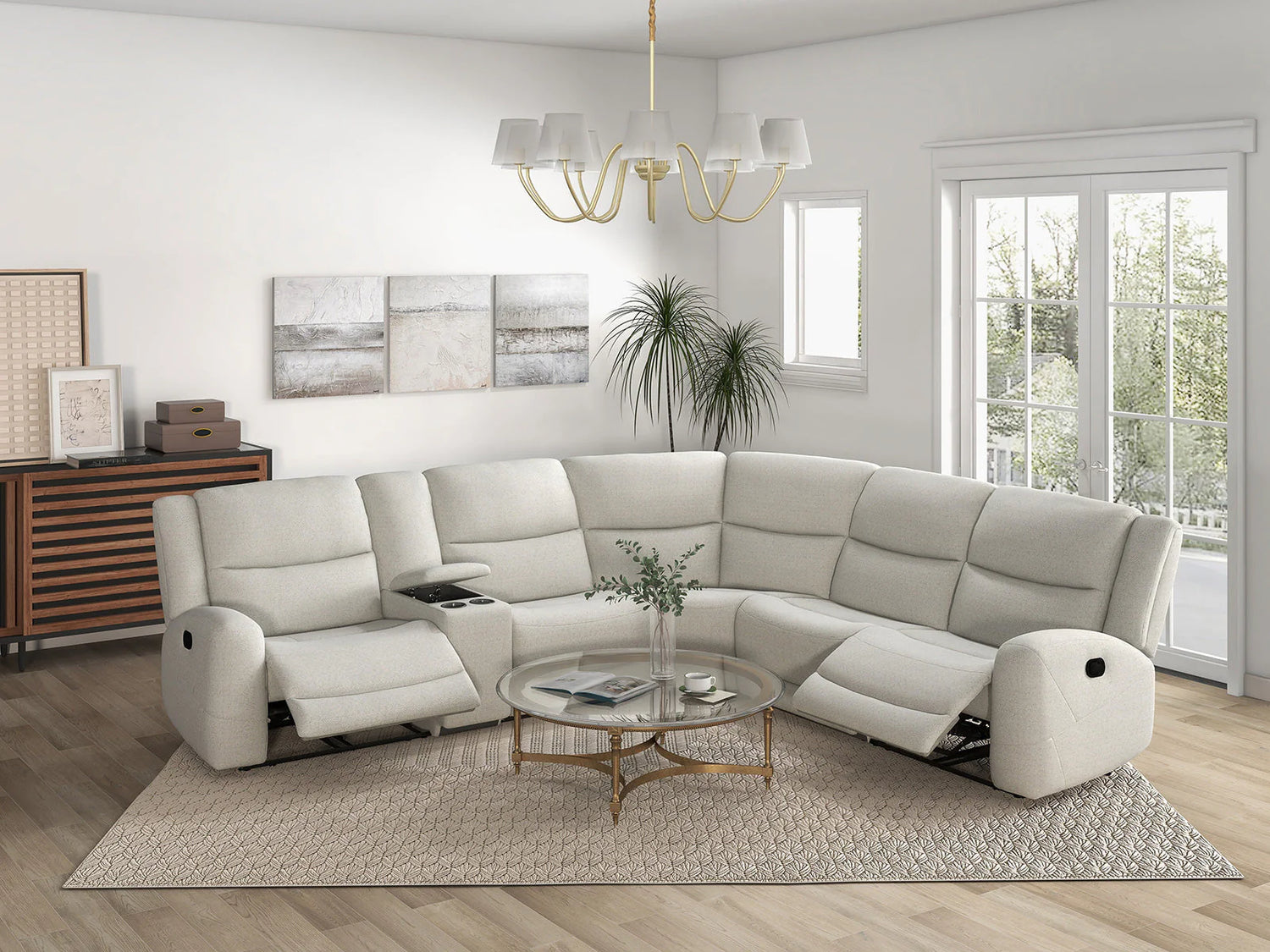 Giraldus Manual Reclining Living Room Set