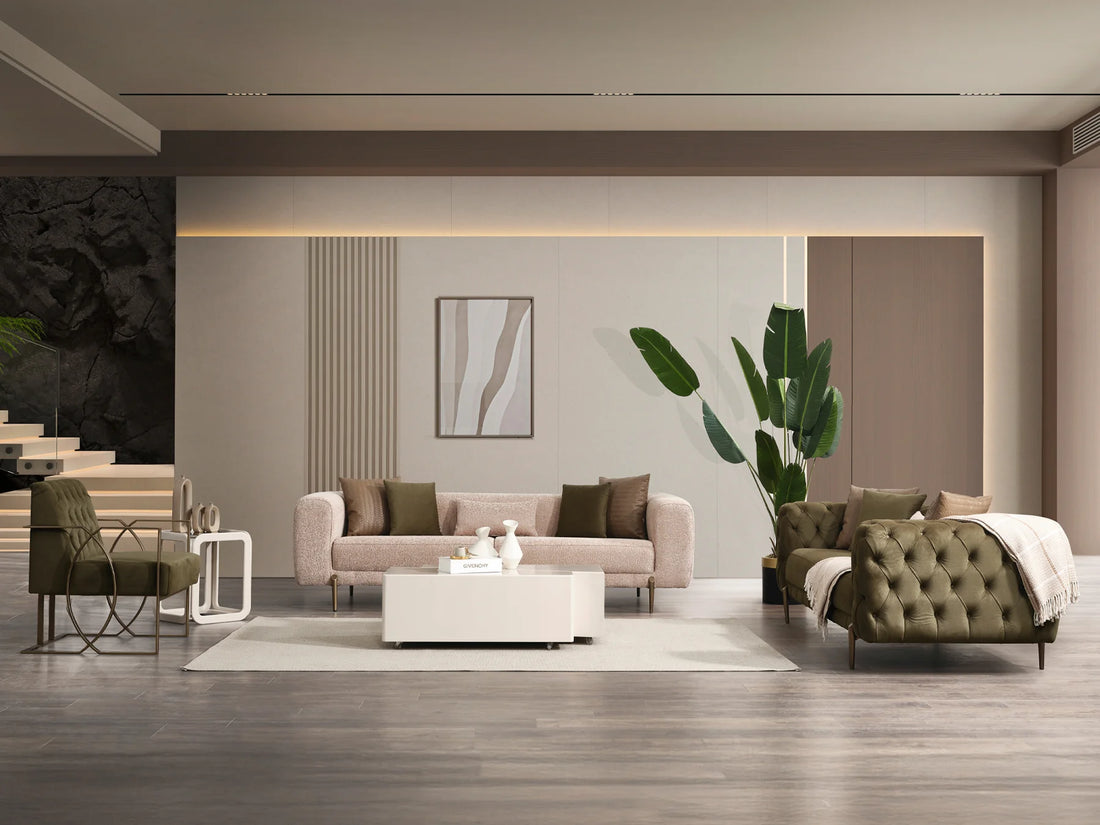 Juego de sala de estar Bixler Olive