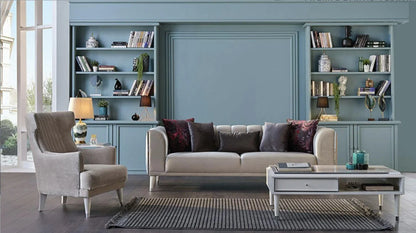Gravita Deren Beige Living Room Set