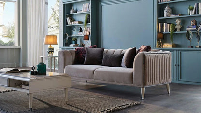 Gravita Deren Beige Living Room Set