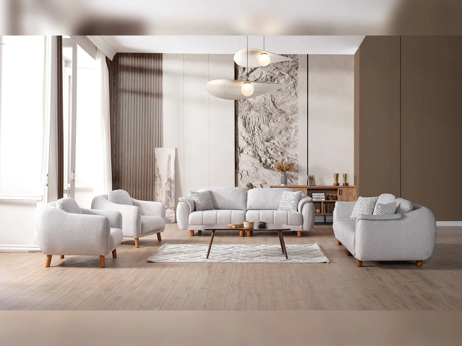 Happy 4-Piece Living Room Set