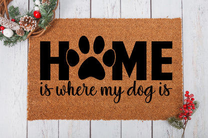 Dog Owner Family Doormat
