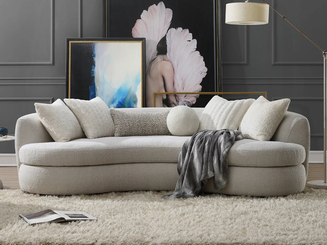 Iniko 105" Wide Curved Sofa